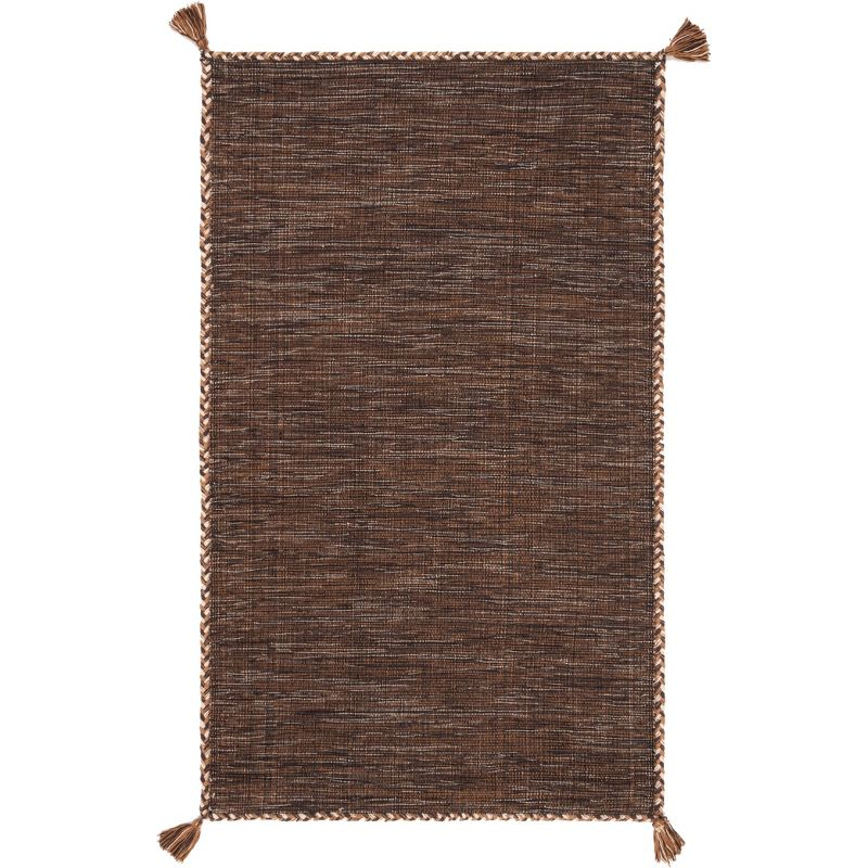 Montauk MTK150 Hand Woven Indoor Accent Rug - Brown/Black - 3'x5' - Safavieh