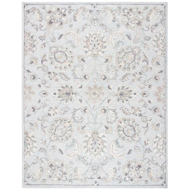 Glamour GLM624 Hand Tufted Indoor Area Rug - Light Blue/Ivory - 8'x10' - Safavieh