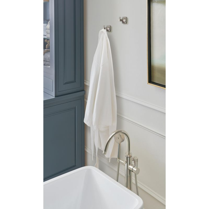 Amerock Stature Brushed Nickel Single Prong Robe Hook