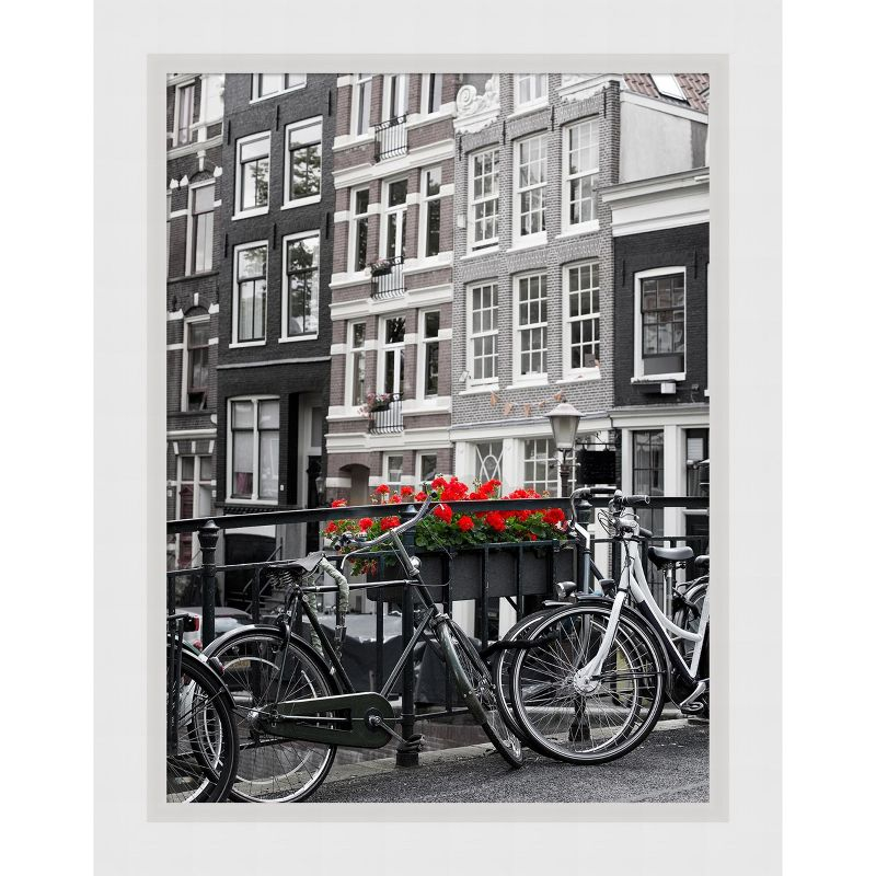 Amanti Art Blanco White Wood Picture Frame Opening Size 18x24 in.