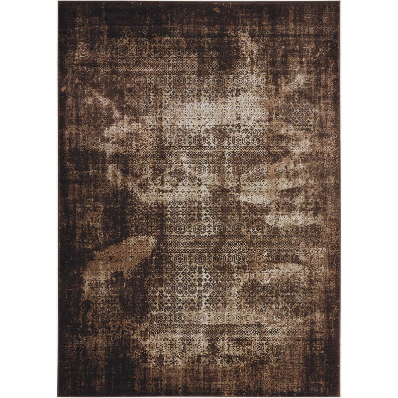Nourison Karma KRM01 Latte Area Rug 5'3" x 7'4"