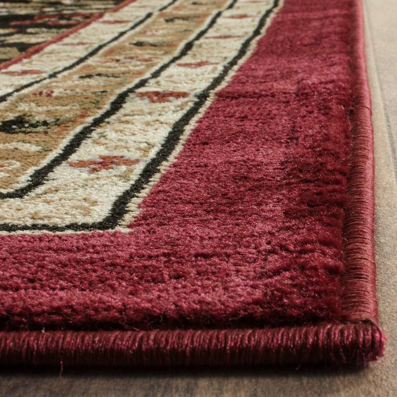 Lyndhurst LNH331 Power Loomed Area Rug - Red/Black - 8'x11' - Safavieh.
