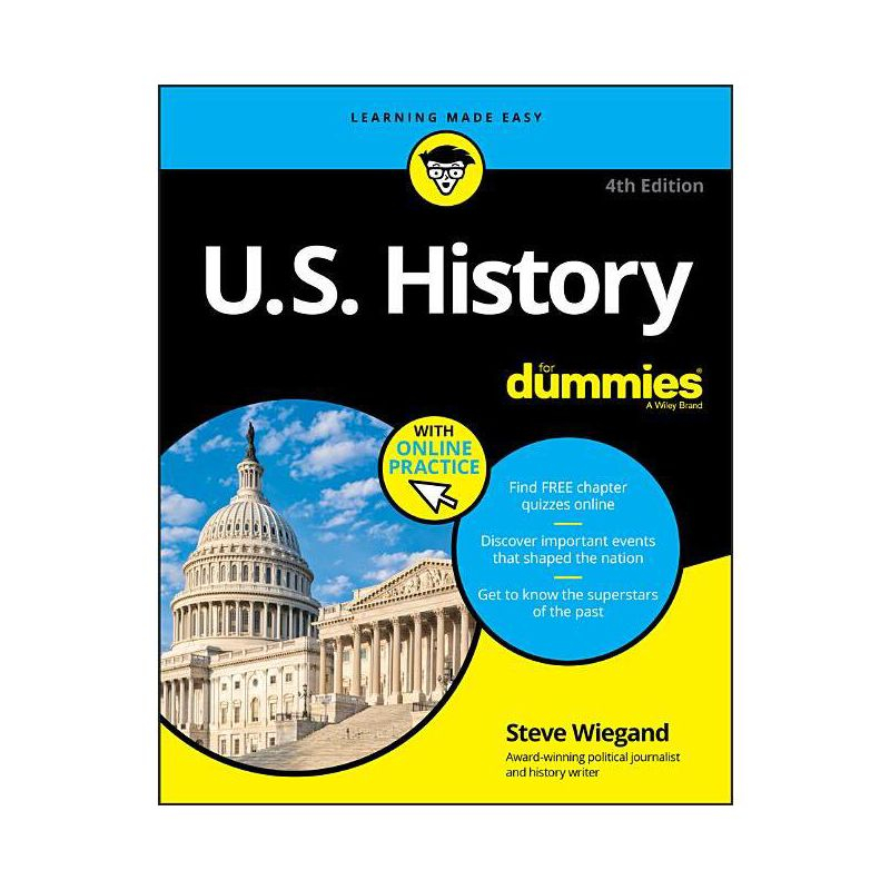 U.S. History for Dummies - (For Dummies) 4th Edition by  Steve Wiegand (Paperback)