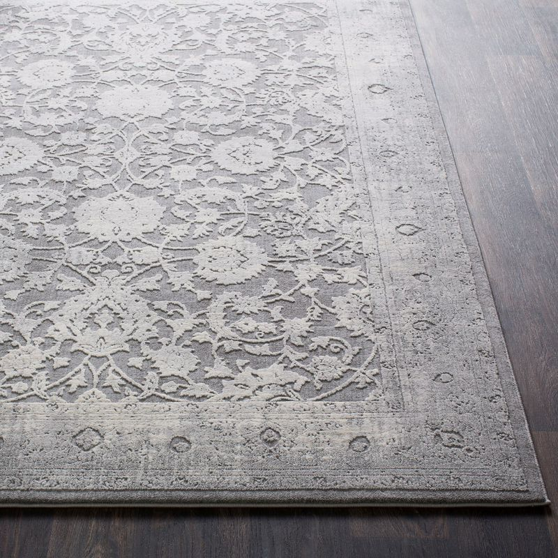 Mark & Day Meadows 3'11"x5'7" Rectangle Woven Indoor Area Rugs Medium Gray