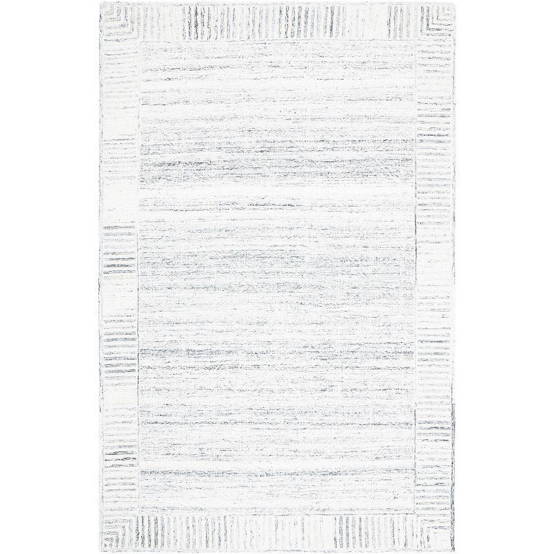 Roslyn ROS804 Hand Tufted Area Rug - Grey/Ivory - 5'x8' - Safavieh.