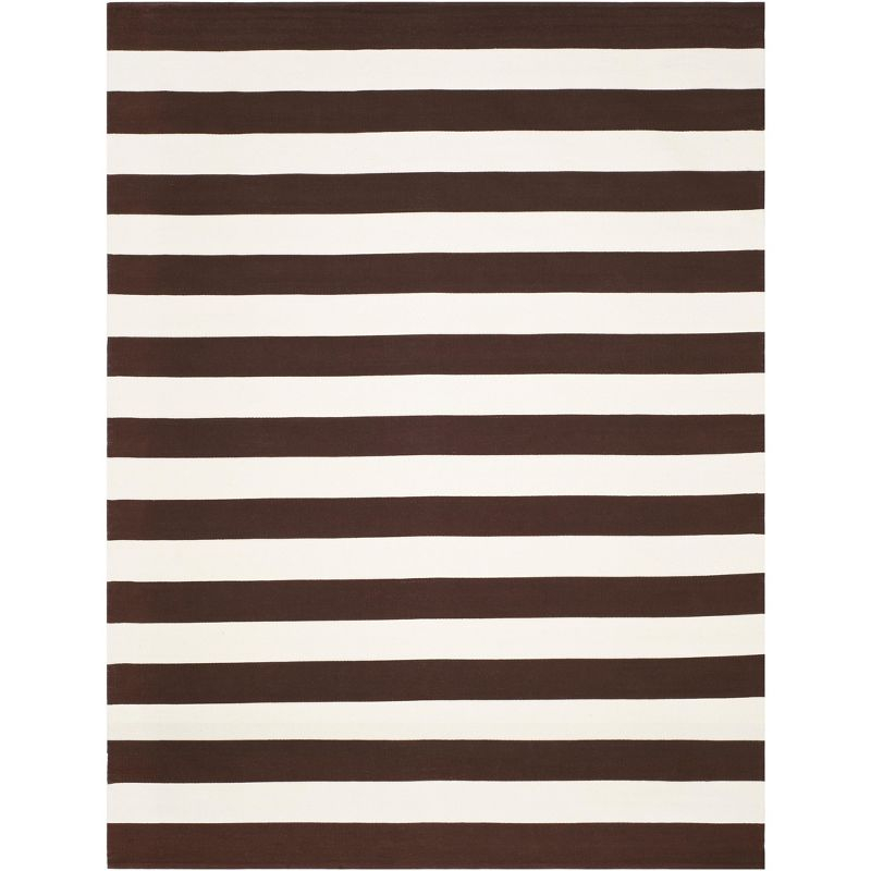 Montauk MTK712 Hand Woven Indoor Area Rug - Chocolate/Ivory - 9'x12' - Safavieh