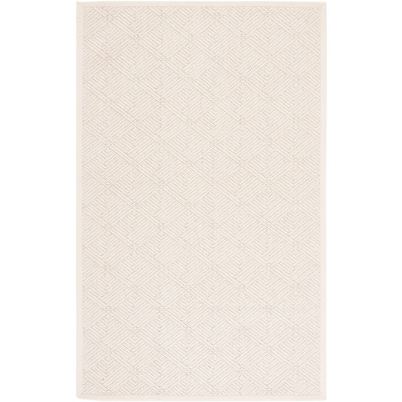 Natural Fiber NF483 Flat Weave Indoor Accent Rug - Ivory - 3'x5' - Safavieh