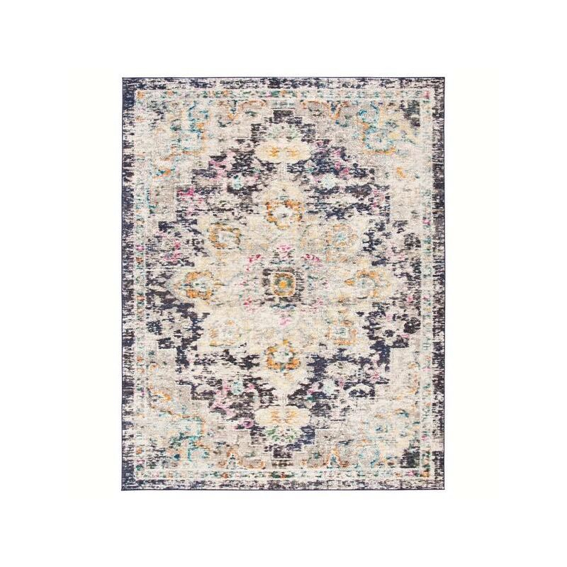 Madison MAD473 Power Loomed Indoor Area Rug - Black/Gold - 8'x10' - Safavieh