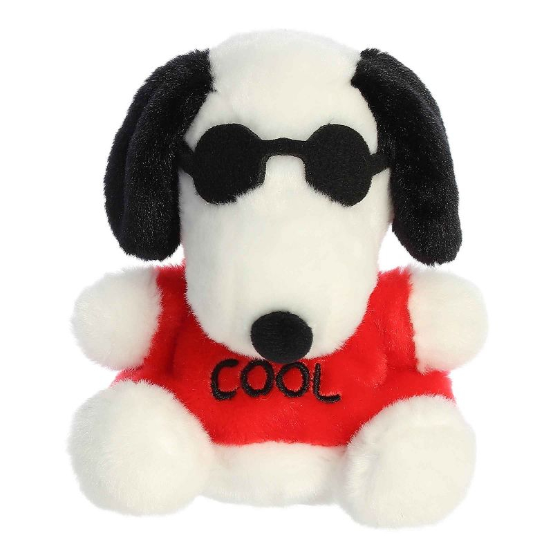 Aurora Mini Palm Pals Joe Cool Peanuts Timeless Stuffed Animal White 5"