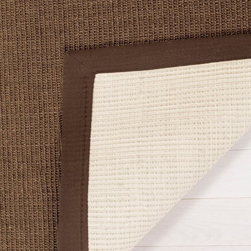 Natural Fiber NF441 Power Loomed Indoor Accent Rug - Brown/Brown - 3'x5' - Safavieh.