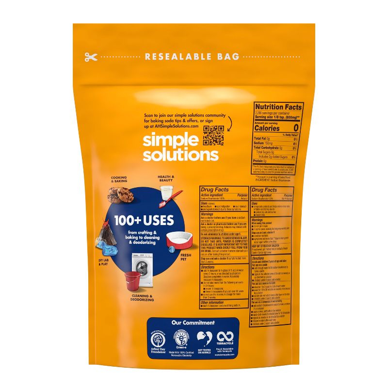 Arm & Hammer Pure Baking Soda Bag - 3lb