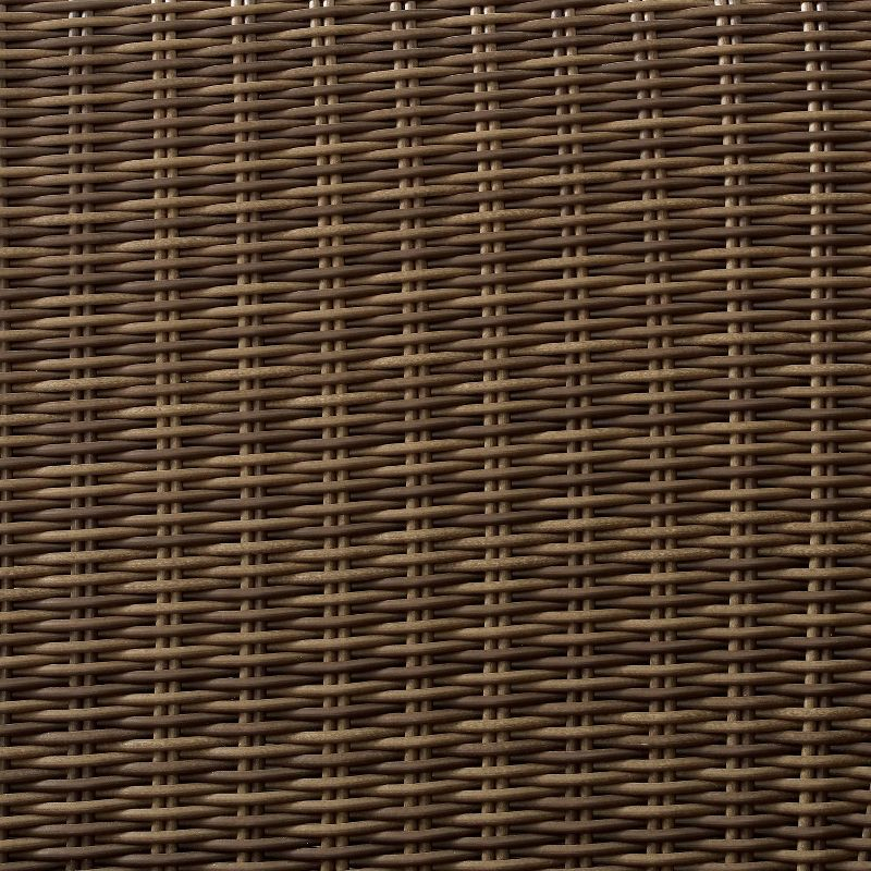 Bradenton 4pc Outdoor Wicker Conversation Set - Navy - Crosley: Steel Frame, UV-Resistant, with Polyester Foam Cushions