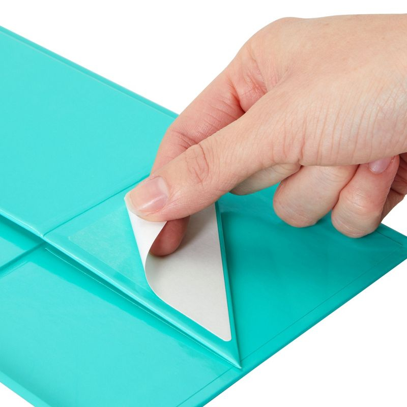 Stockroom Plus 6 Pack Proposal Boxes with Lid for Groomsmen, Bridesmaid, 9.5 x 9.5 x 3.5 Inch Glossy Teal Magnetic Gift Box