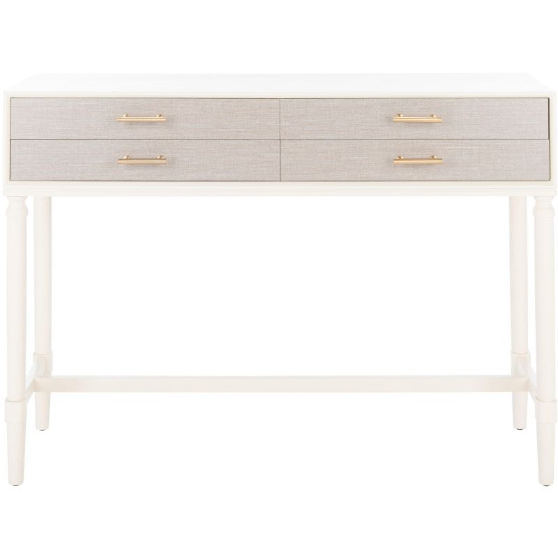 Estella 4 Door Console Table - CNS5732A - White - Safavieh