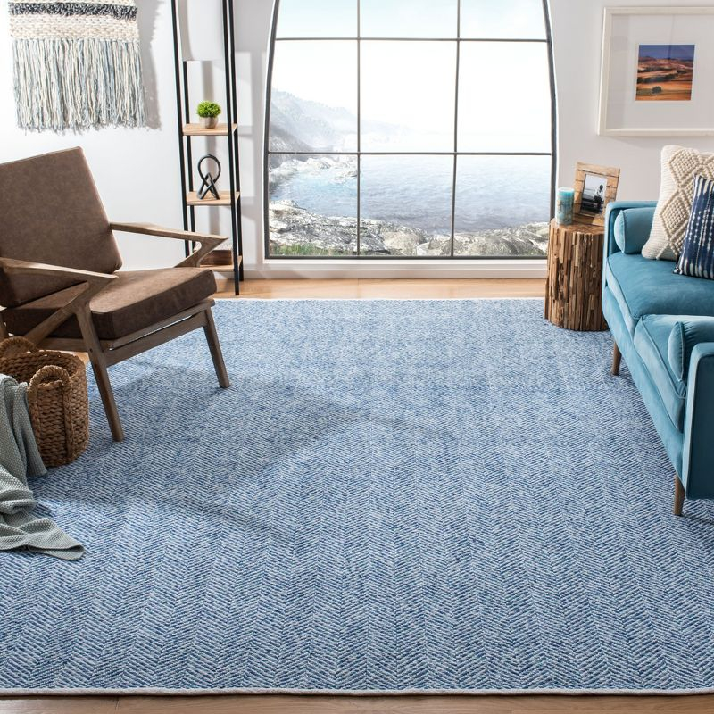 Nantucket NAN144 Hand Loomed Area Rug - Blue - 8'9"x11'9" - Safavieh.