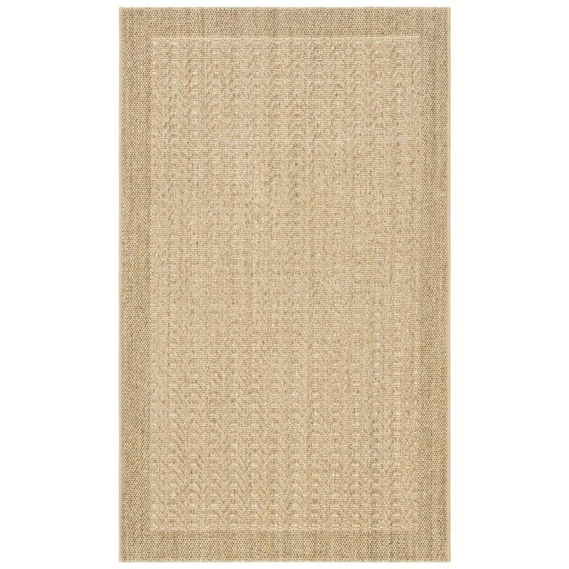 Huxley Sisal PAB321 Power Loomed, Jacquard Weave Indoor Accent Rug - 4'x6' - Desert Sand - Safavieh