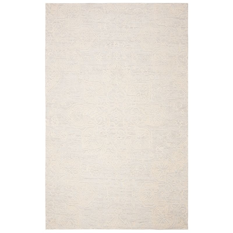 Abstract ABT958 Hand Tufted Area Rug - Ivory/Beige - 4' X 6' - Safavieh.