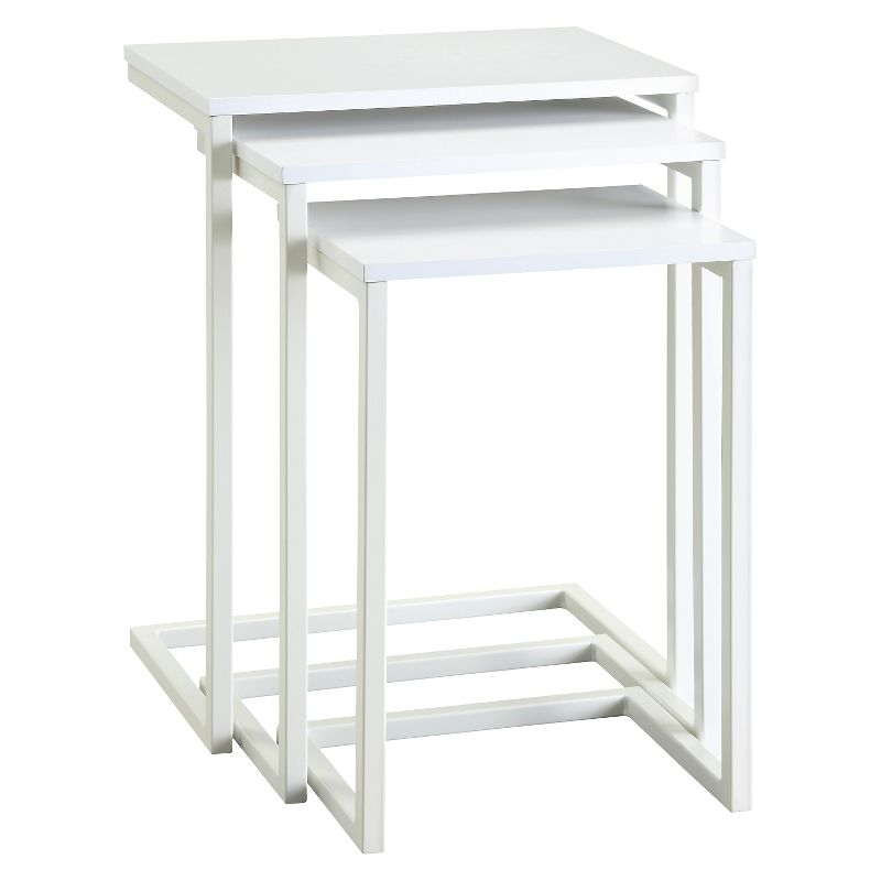 Carolina Living Caroline Nesting Table Set White