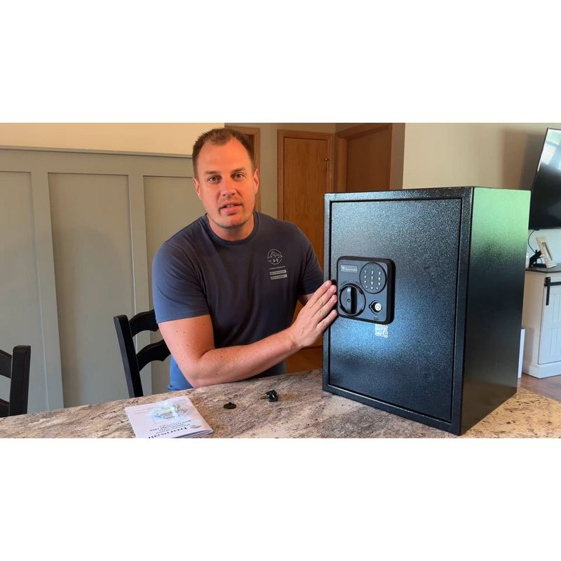 Bonsaii Safe Box with Fireproof Bag, 1.8 Cubic Feet Security Home Safe with Electronic Keypad, Large Document Safe for Home, Money, Cash, Jewelry