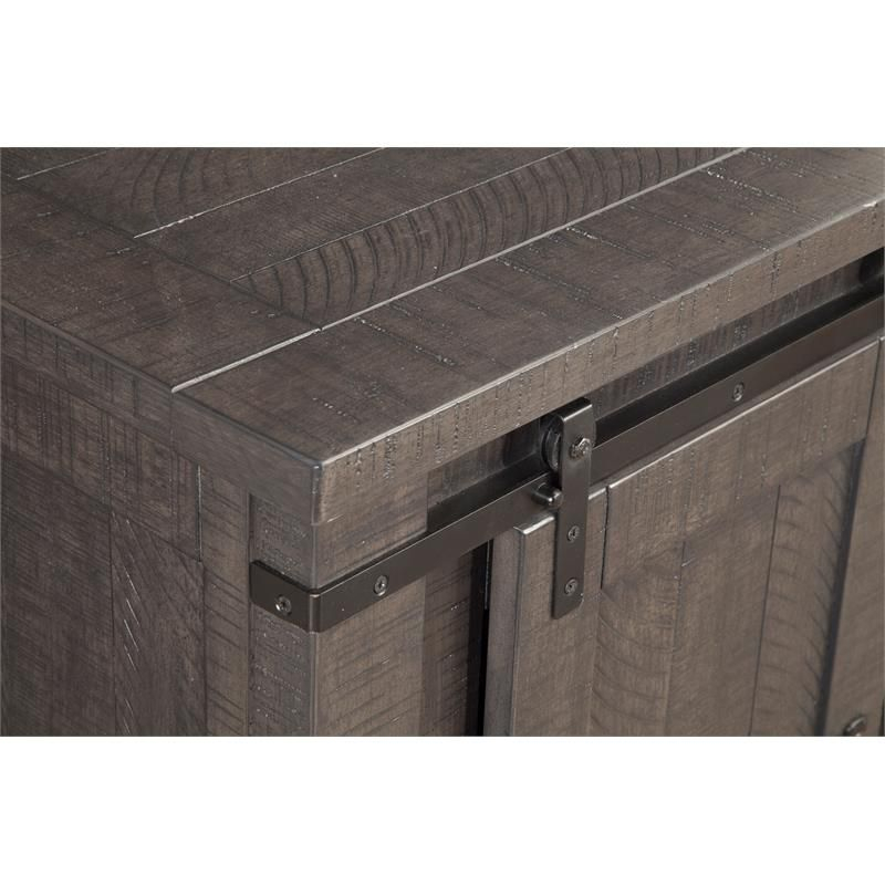Sierra 65" Solid Wood TV Stand Gray Finish - Martin Svensson Home
