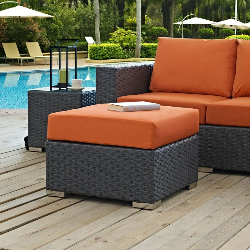 Modway Sojourn Outdoor Patio Sunbrella Ottoman