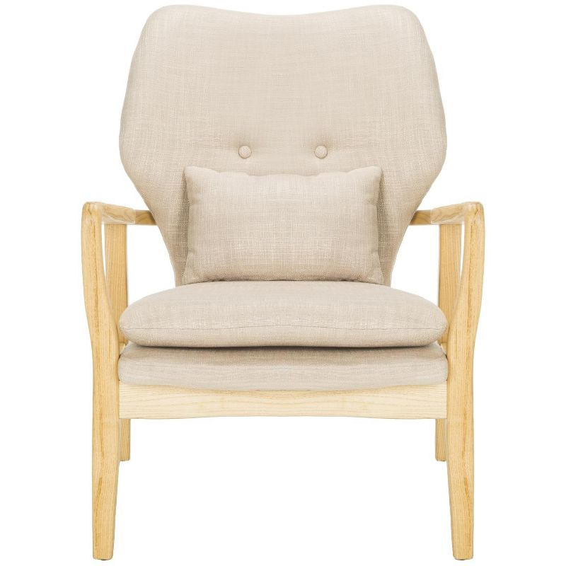 Tarly Accent Chair - ACH9500B - Beige/Natural - Safavieh