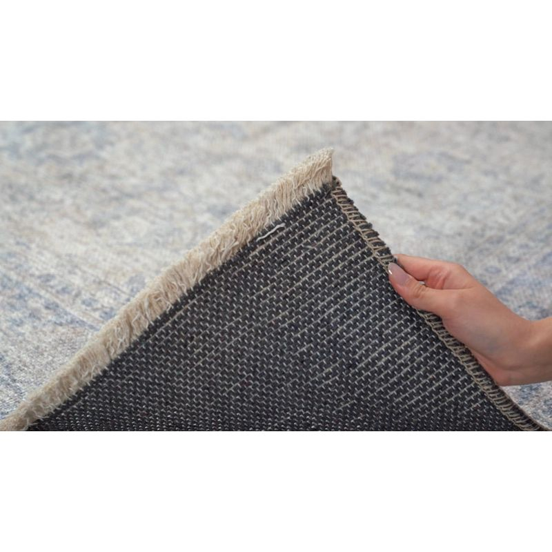 World Rug Gallery Transitional Distressed Vintage Machine Washable Indoor Area Rug- OLIVE 2'x3'