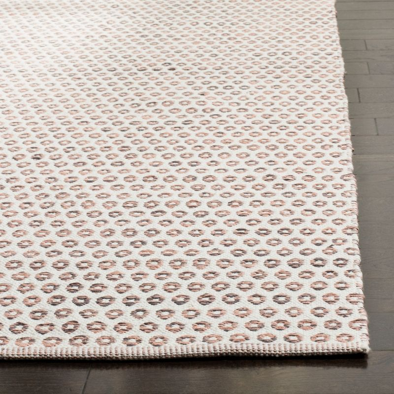 Montauk MTK616 Hand Woven Indoor Accent Rug - Charcoal/Peach/Ivory - 3'x5' - Safavieh