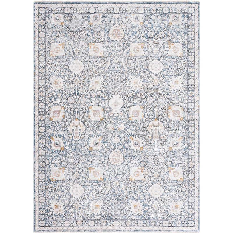 Moondust MND650 Power Loomed Area Rug - Ivory/Grey - 4'x6' - Safavieh.