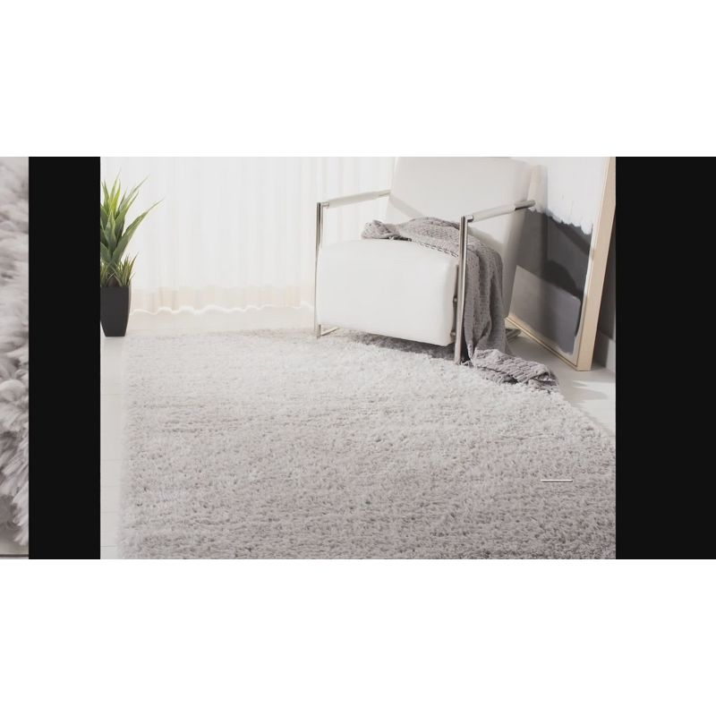 Madrid Shag 200 MDG256 Power Loomed Indoor Area Rug - Red - 4'x6' - Safavieh