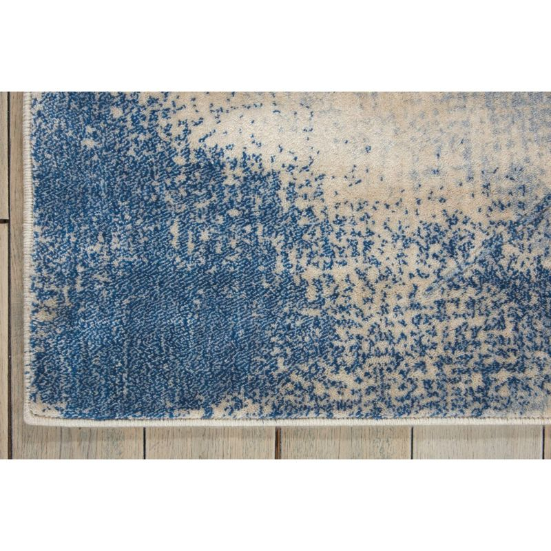 Nourison Somerset Ivory Blue Area Rug ST18 9'6" x 13'
