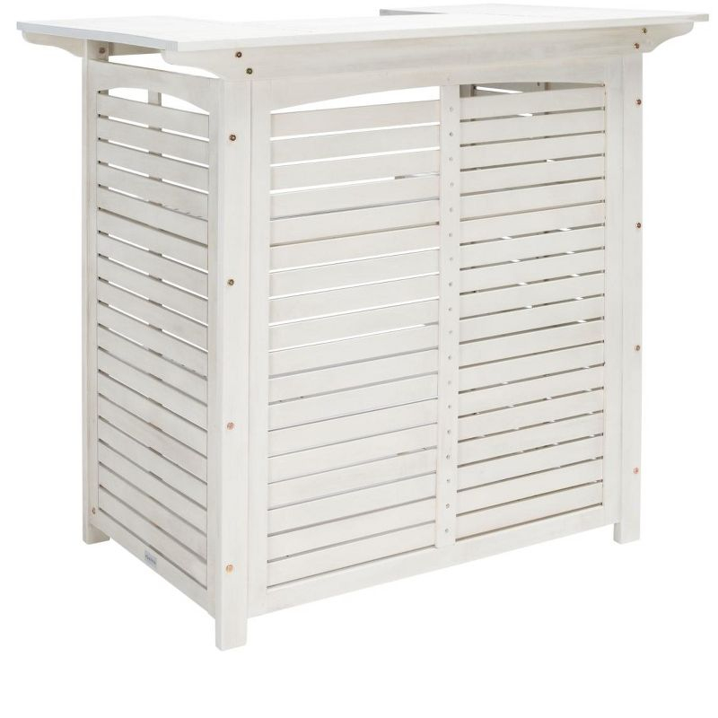 Monterey Patio Outdoor Bar Table - White - Safavieh