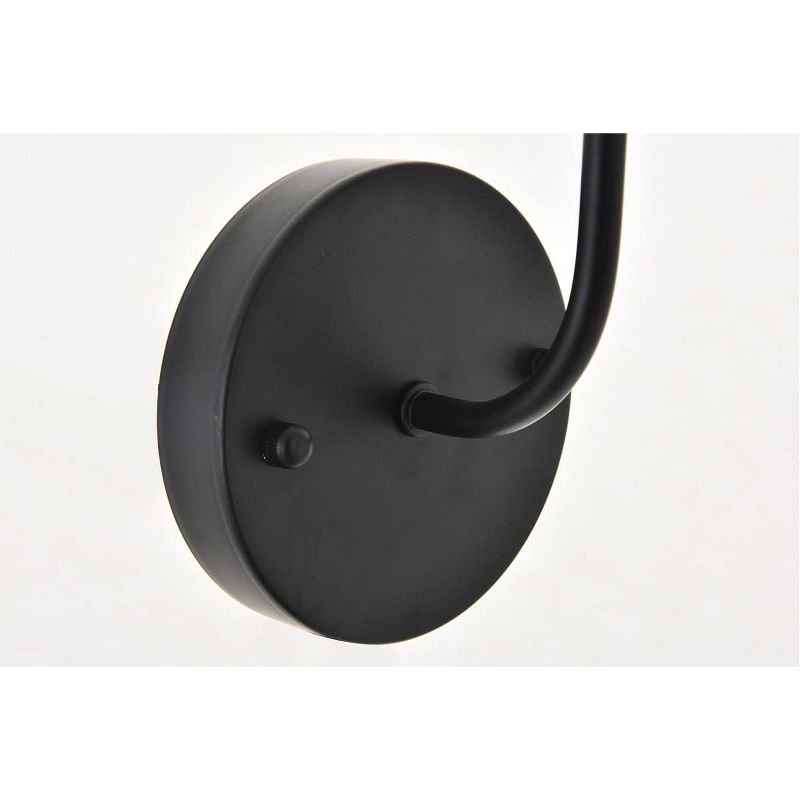 Elegant Lighting Histoire 1 light brass and black Wall Sconce