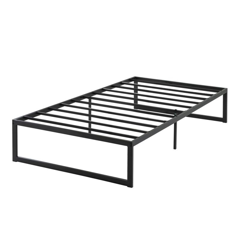Zinus Twin Abel 14" Metal Platform Bed Frame Black: Steel Construction, No Box Spring Needed, Easy Clean