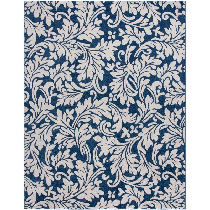 Amherst AMT425 Power Loomed Indoor Area Rug - Navy/Ivory - 6'x9' - Safavieh