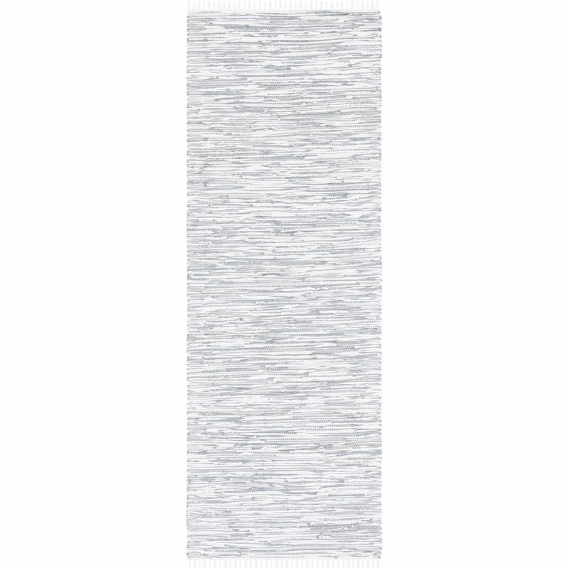 Montauk MTK753 Hand Woven Runner Rug - Silver - 2'3"x6' - Safavieh.