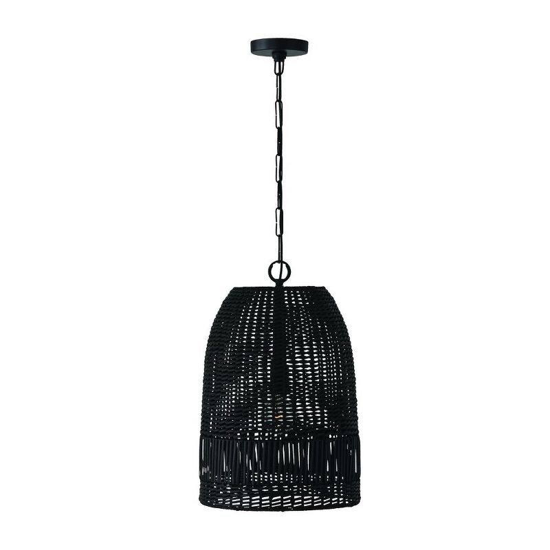 Capital Lighting Naomi 1 - Light Pendant in  Matte Black