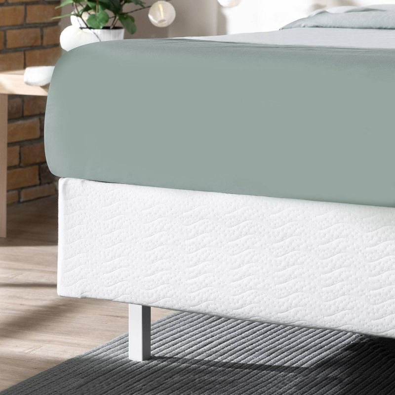 Twin 7" Metal Smart BoxSpring Mattress Base with Quick Assembly Purple - Zinus