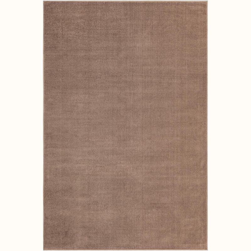 Unique Loom Williamsburg Collection Area Rug - Solid (5' 1" x 8' Rectangle Light Brown)