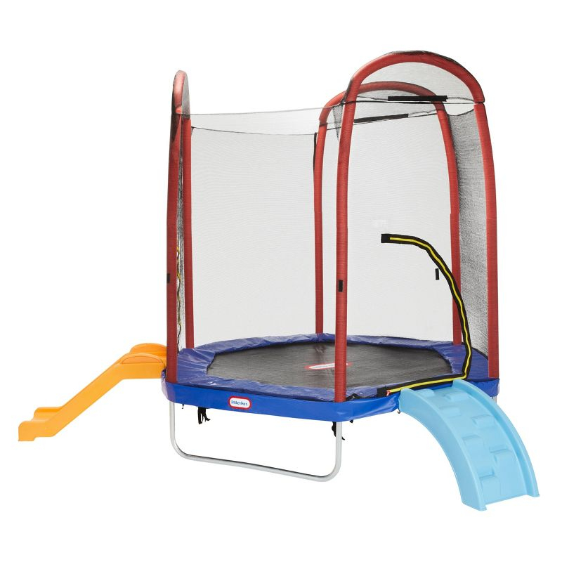 Little Tikes 7' Climb and Slide Trampoline