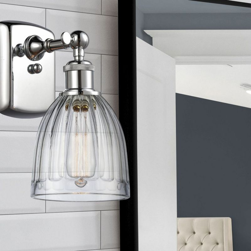 Innovations Lighting Brookfield 1 - Light Sconce in  Polished Chrome