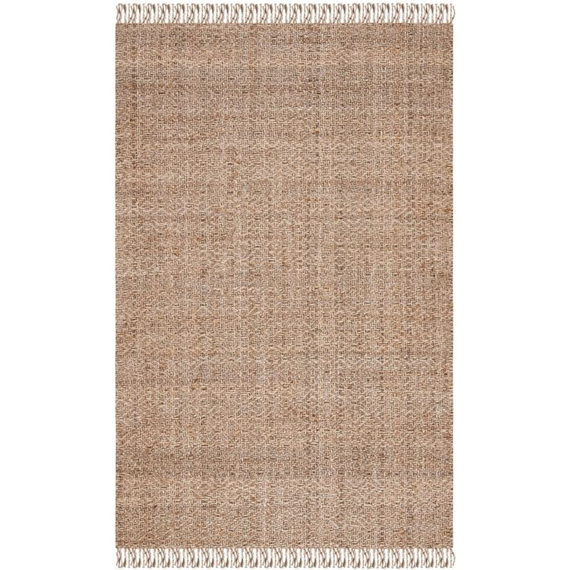 Natural Fiber NF821 Hand Woven Area Rug - Grey/Natural - 4'x6' - Safavieh.