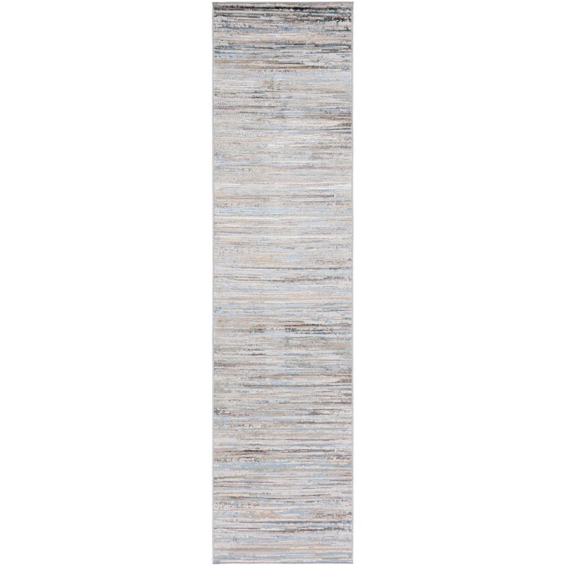 Bel Air BLA240 Power Loomed Runner Rug - Beige/Gray - 2'2"x9' - Safavieh.