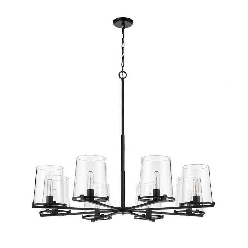 Z-Lite Callista 8 - Light Chandelier in  Matte Black