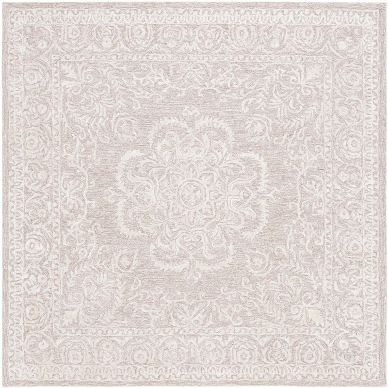 Bungalow Rose Precious Hand Tufted 60% Wool, 20% Bamboo Silk, 20% Cotton With Cotton Backing Oriental Rug