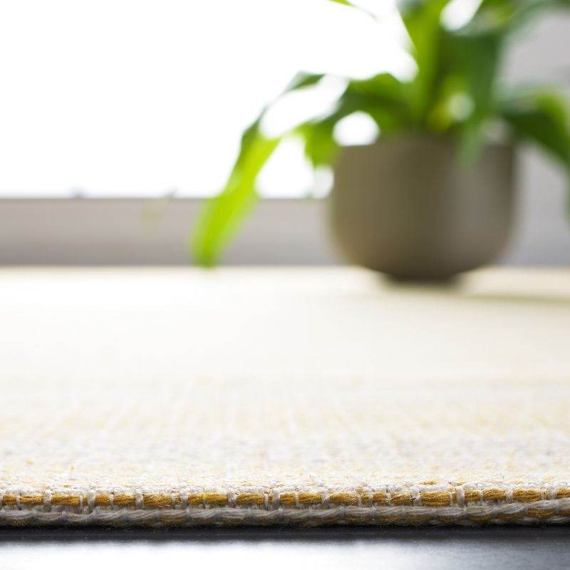 Augustine AGT501 Machine Made Indoor Area Rug - Ivory/Yellow - 8'x10' - Safavieh