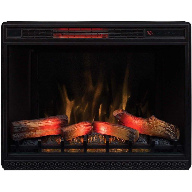 Classic Flame 33" 3D Spectrafire Plus Infrared Electric Fireplace Insert - Black, 33II042FGL