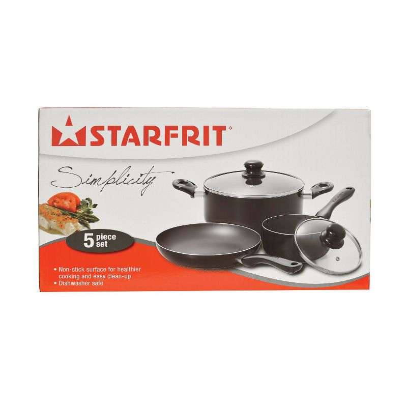 Starfrit Simplicity 5 - Piece Aluminum Cookware Set