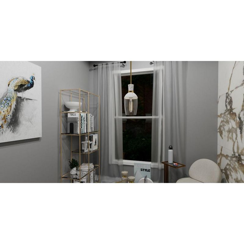 Quoizel Lighting 1 - Light Pendant in  Aged Brass