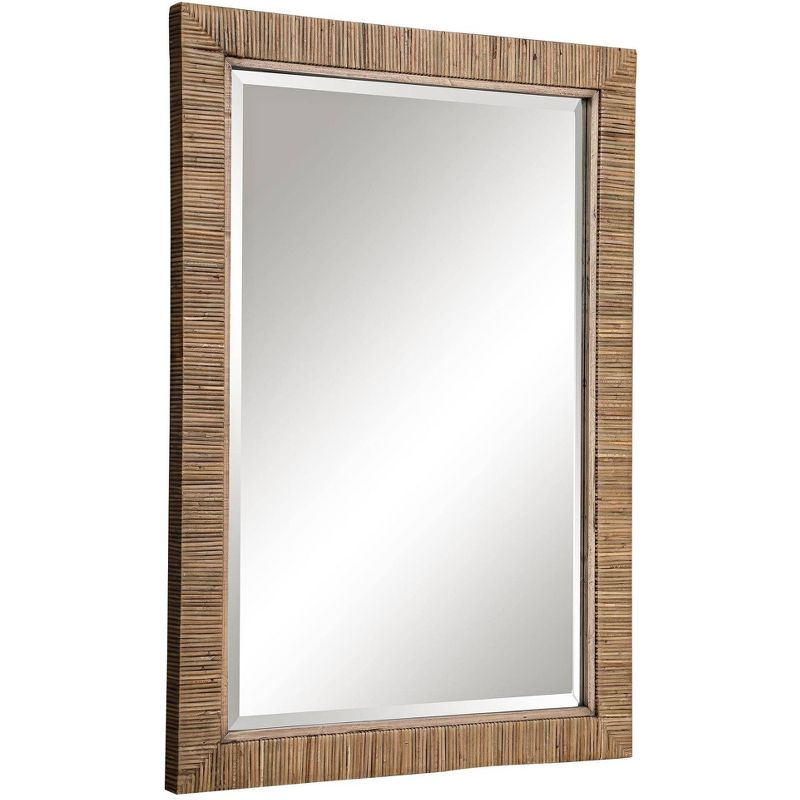 Uttermost Cape Natural Rattan 28 3/4" x 41" Wall Mirror